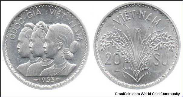 South Vietnam 1953 20 Su