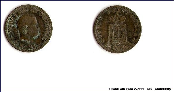 Portuguese India
1/8 tanga
Carlos I