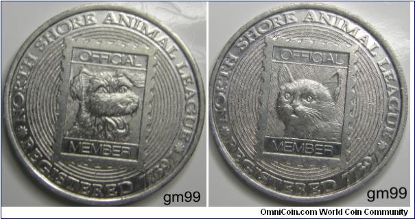 North Shore Animal league registered metal