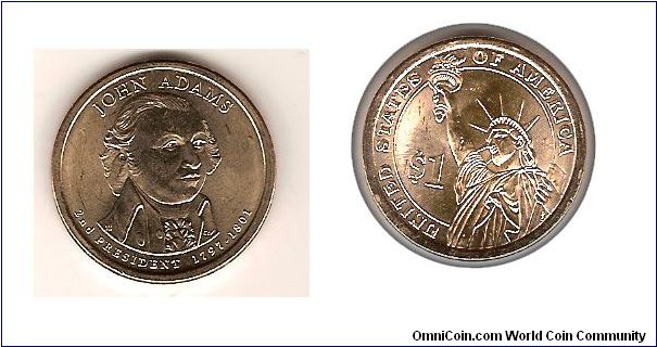 John Adams Pres Dollar