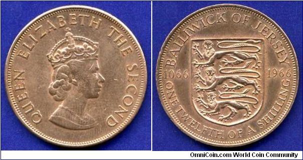 1/12 shilling.
Elizabeth II.
'900 Norman invasion anniversary'.


Br.