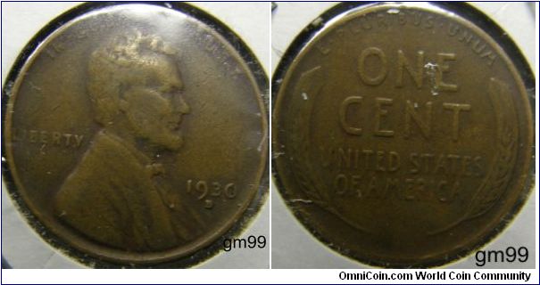 Bronze 1930D LINCOLN/Wheat Penny
