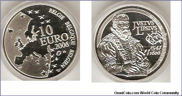 10 euro
proof
Justus Lipsius