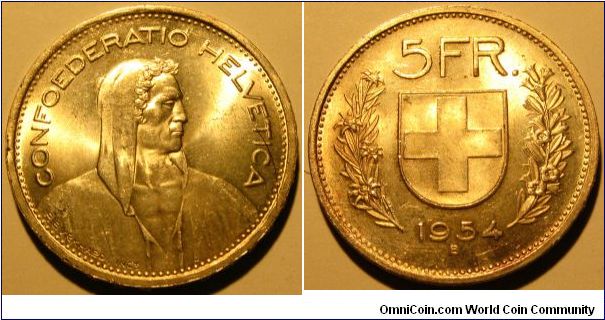 5 Francs 
Silver
km40