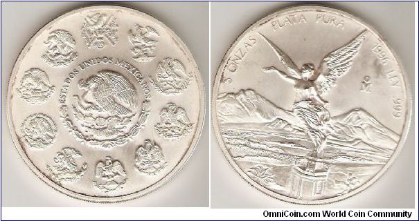 Libertad
5 oz. silver