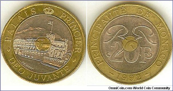 20 Francs, Bimetal