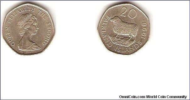 20 pence
Romney marsh sheep