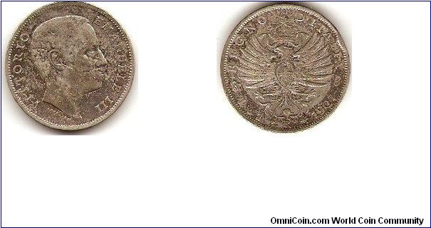 Kingdom of Italy
1 lira
Victor Emanuel III