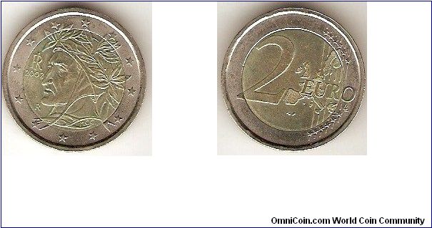 2 euro
circulation issue
Dante
