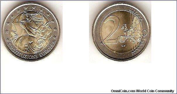 2 euro
commemorative
European Constitution