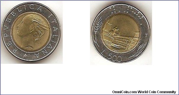 500 lire
circulation coinage