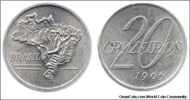 1965 20 Cruzeiros