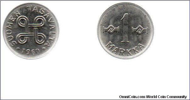 1960 1 Markka