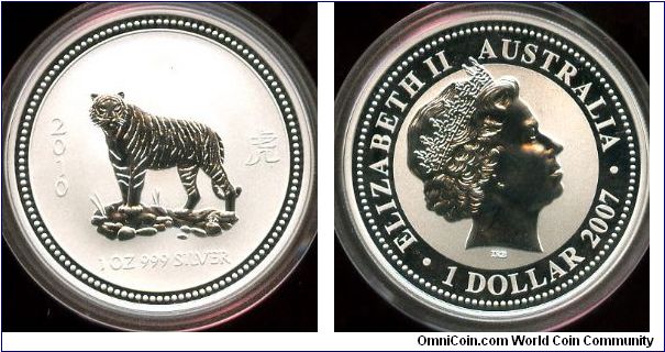 $1 1oz Silver
Year of the Tiger
Elizabeth II