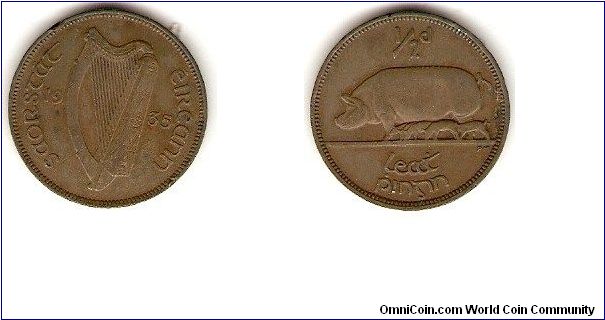 Irish Free State
half penny