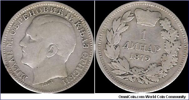 1 Dinar 1879
