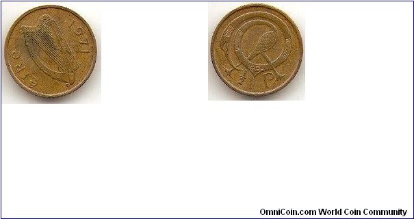 decimal coinage
1/2 penny