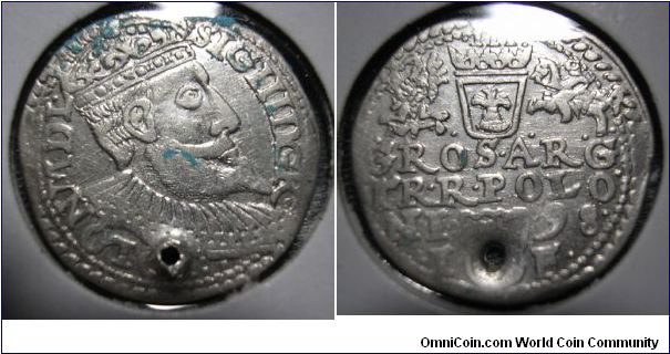 Polish-Lithuanian Commonwealth.  3 Groshen