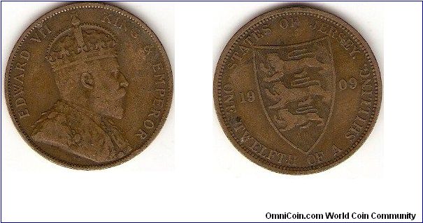 1/12 of a shilling
Edward VII