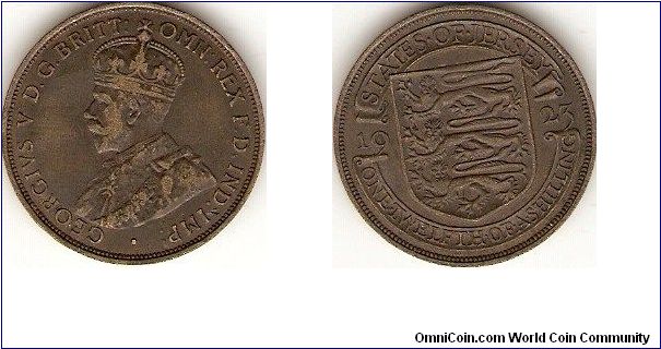 1/12 of a shilling
George V