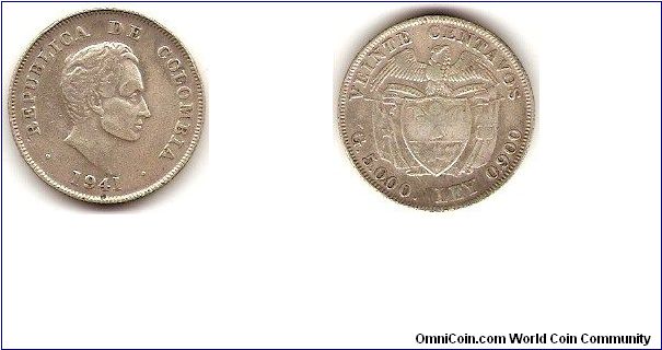 20 centavos
Simon Bolivar