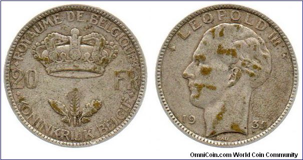 1935 20 Francs