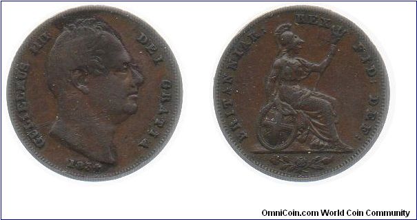 1834 farthing