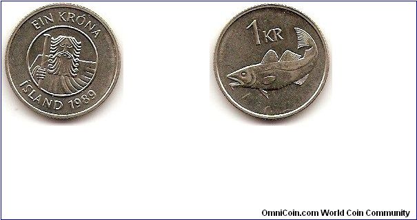 1 krona
nickel-plated steel