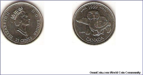25 cents
April