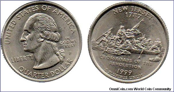 1999 New Jersey (P)- Crossroads of the Revolution.