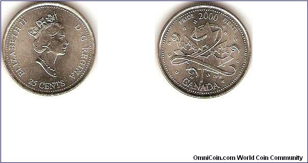 25 cents
millenium year
Pride