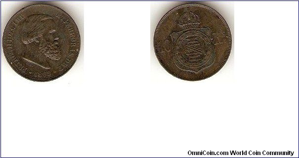 Brazil Empire
10 reis
Pedro II