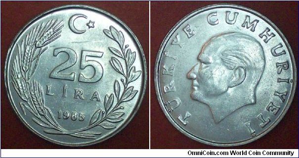 25 Lira Aluminium