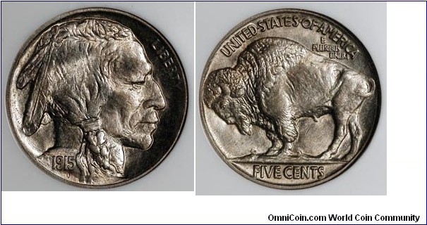 Indian head nickel (buffalo nickel). NGC MS64. Extraordinary condition for 64. Look at that luster and strike!! Compare this to what you find on ebay even at the 65 level.