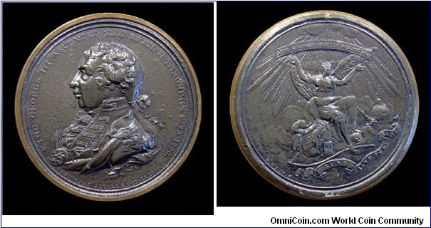 George III - Jubilee of his reign - Mm. 45 - White metal with brass rim