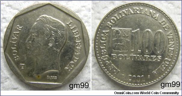 Venezuela y83 100 Bolivares (2001)
