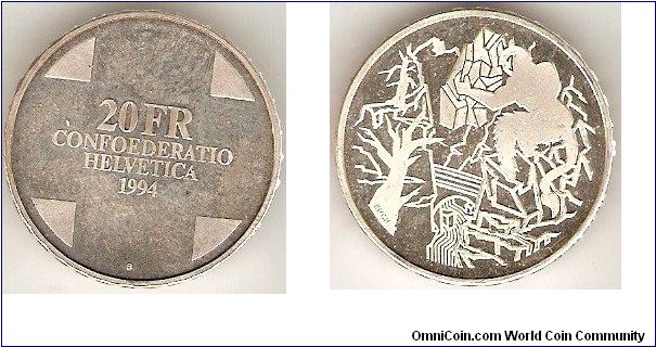20 francs
Swiss Myths and Legends series