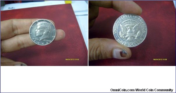 silver half dollar
JFK Denver mint