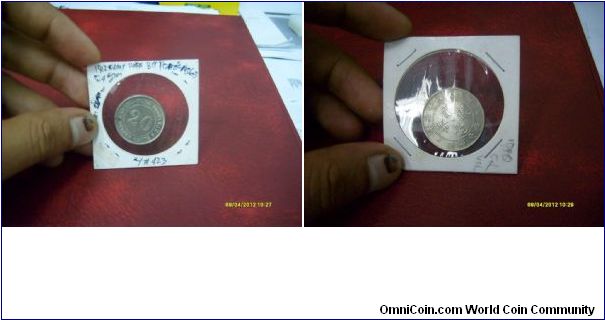Silver coin Kwang Tung Province 5,4 Grm