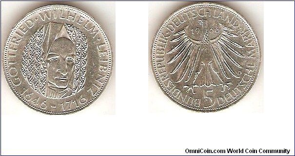5 mark
Gottfried Wilhelm Leibniz