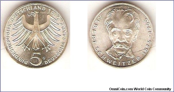 5 mark
Albert Schweitzer