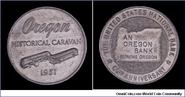 Oregon Historical Caravan, sponsored by the US National Bank of Portland (now USBancorp).