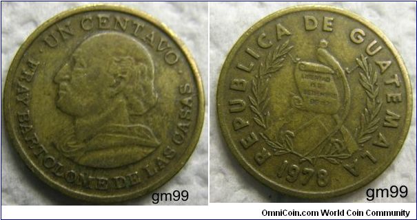 1 Centavo (1974-1979) large head