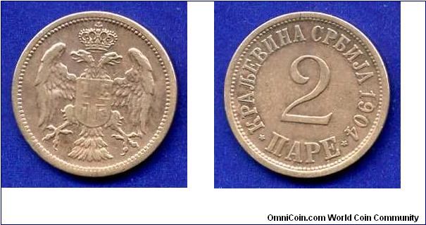 2 pare.
Kingdom of Serbia.
Petar I (1903-1918).


Br.