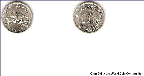 10 sengi
Democratic Republic of Congo