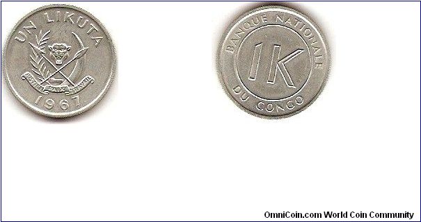 Democratic Republic of Congo (Congo-Kinshasa)
1 likuta