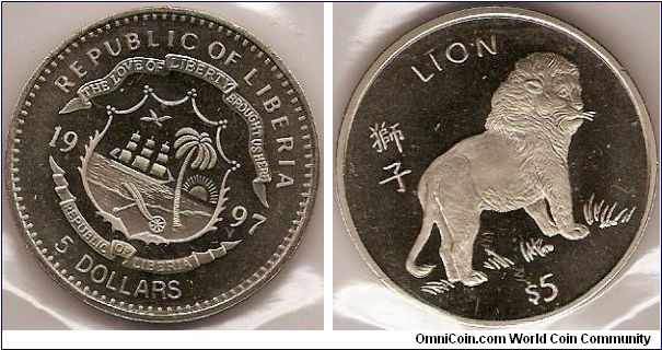 5 dollars
Lion