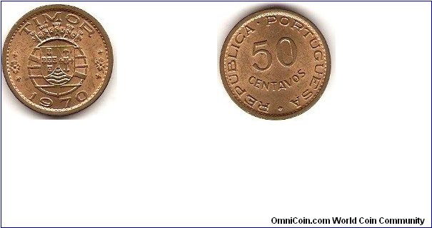Portuguese East Timor
50 centavos