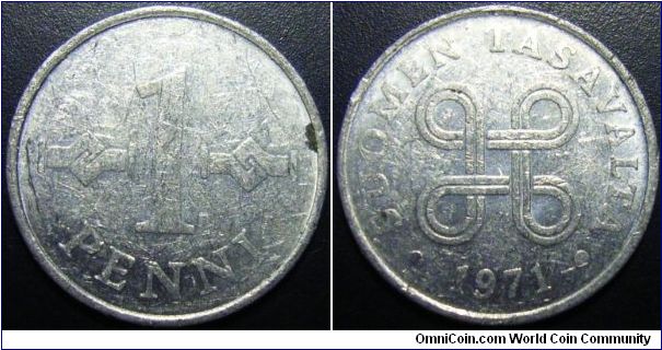 Finland 1971 1 penni.
