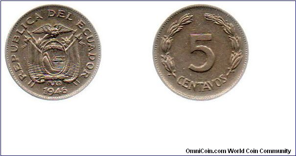 1946 5 centavos